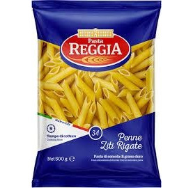 Пенне (Pasta  Pene Ziti Rigatе) ТМ Reggia 0,5 кг №34